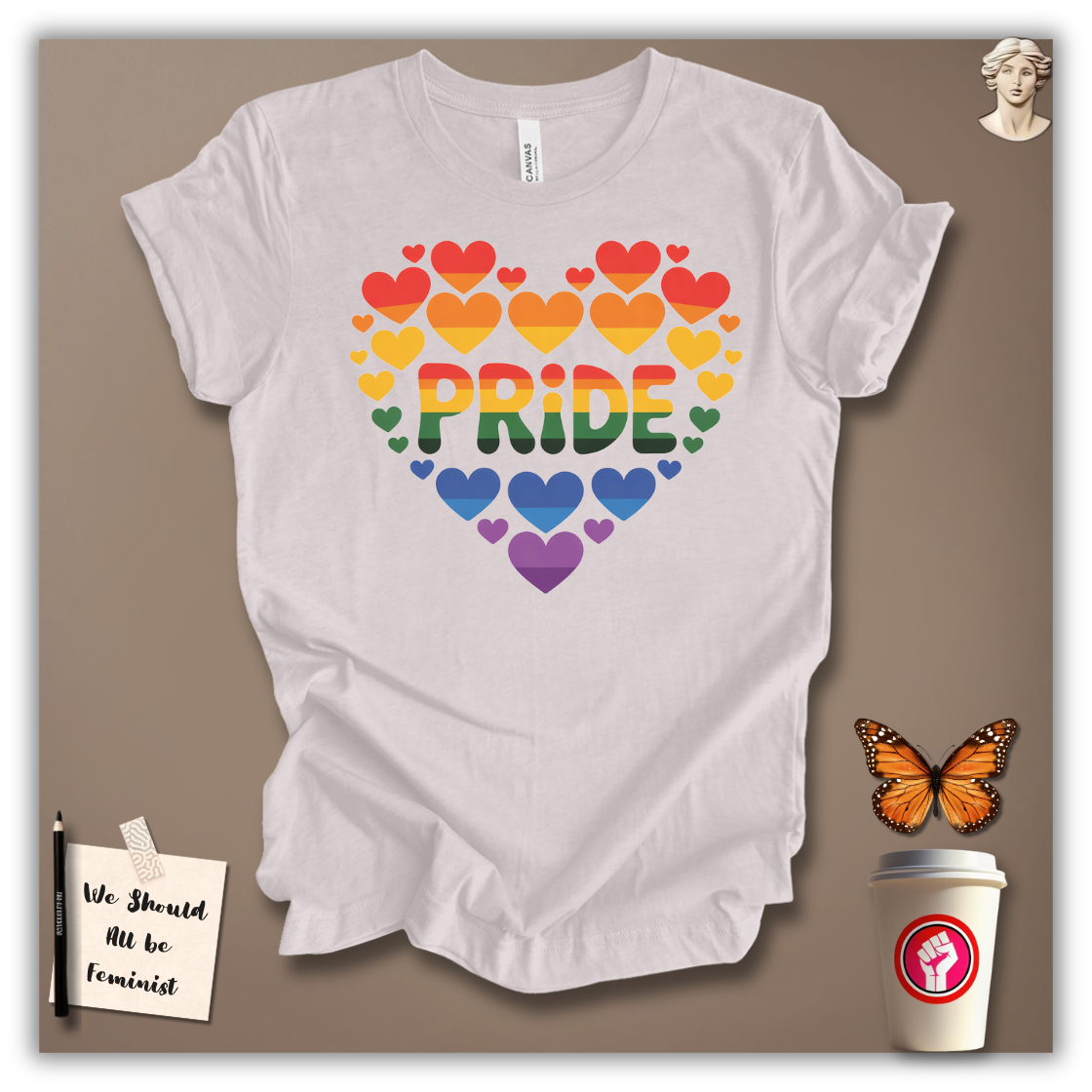 Pride Heart Cluster T-Shirt