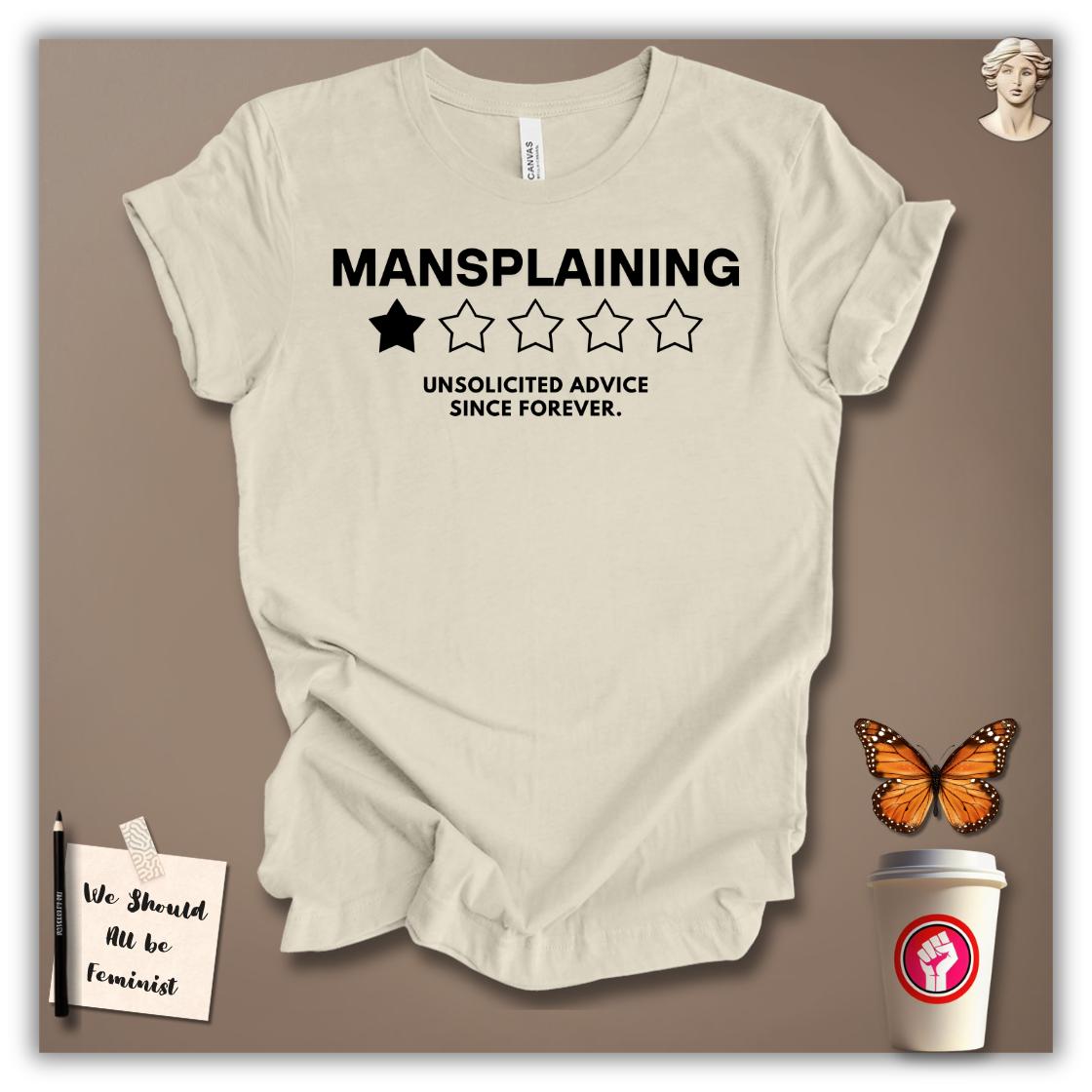 Mansplaining – Unsolicited Advice Since Forever T-Shirt