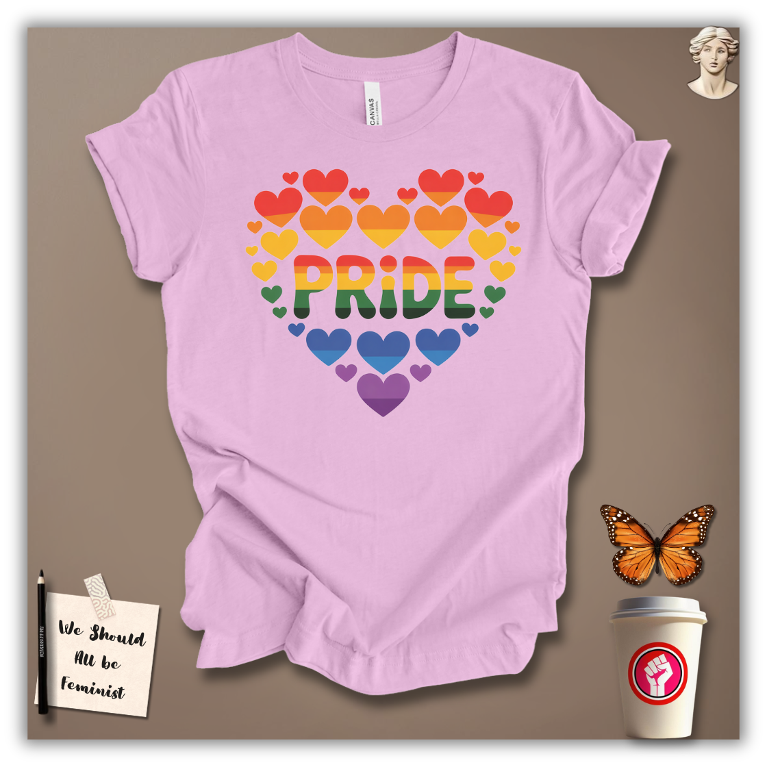 Pride Heart Cluster T-Shirt