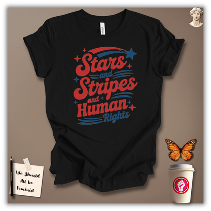 Stars, Stripes & Human Rights T-Shirt