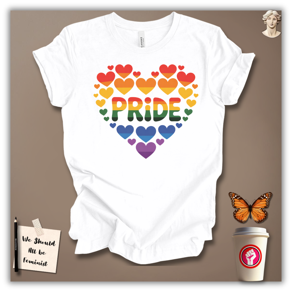 Pride Heart Cluster T-Shirt