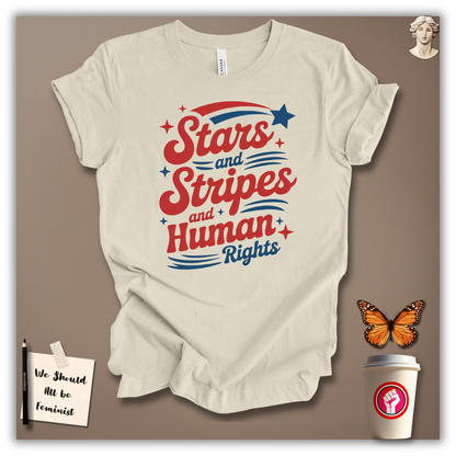 Stars, Stripes & Human Rights T-Shirt