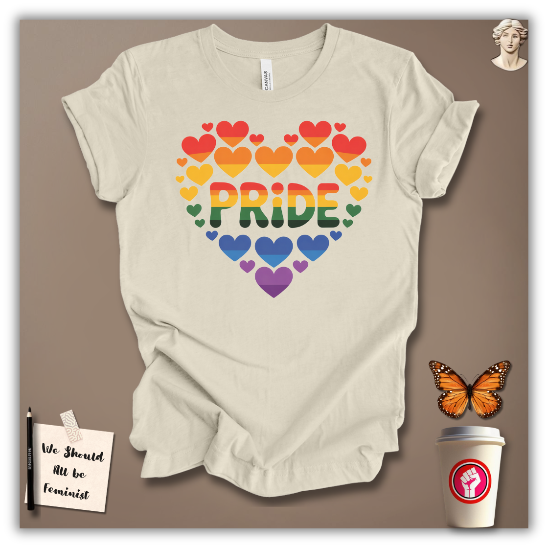 Pride Heart Cluster T-Shirt