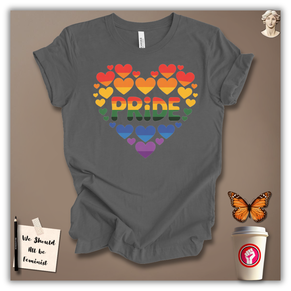 Pride Heart Cluster T-Shirt