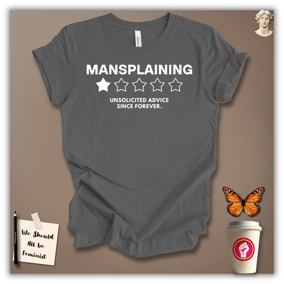 Mansplaining – Unsolicited Advice Since Forever T-Shirt