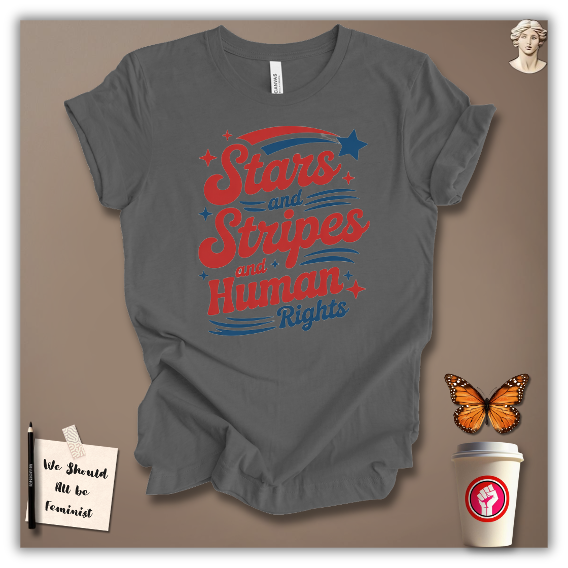 Stars, Stripes & Human Rights T-Shirt