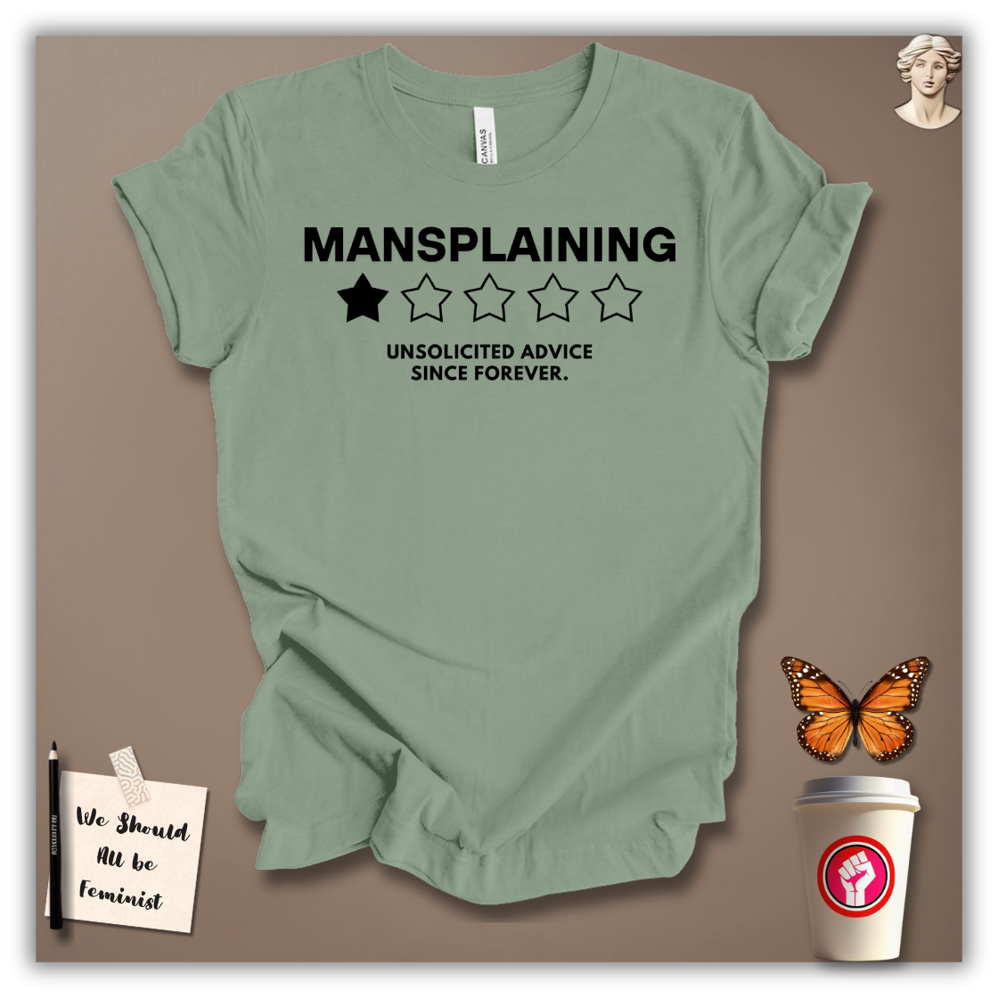 Mansplaining – Unsolicited Advice Since Forever T-Shirt